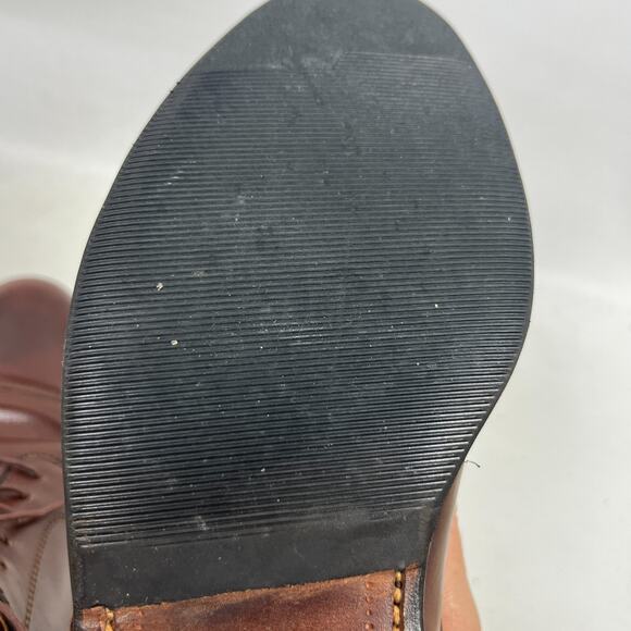 ALDEN x BROOKS BROTHERS Shoes 7.5 Leather Straight Tip Blucher 0972 Oxford Brown